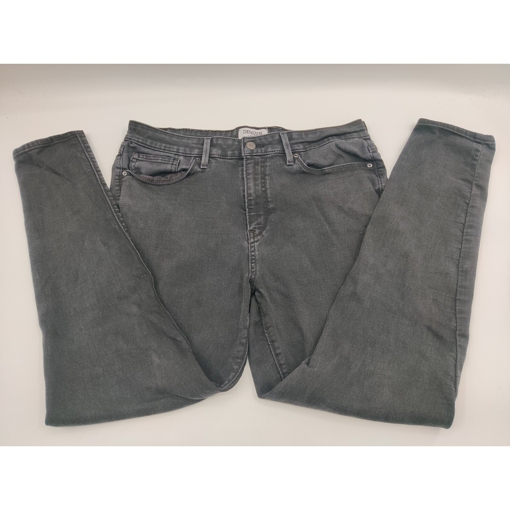 DENIZEN from Levi's High‎ Rise Skinny Jeans Faded Black Women's Size 18M